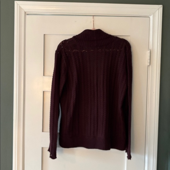 J. Jill Cardigan. Feminine and restrained, quietly tailored, not slouchy. Size L - Picture 5 of 6